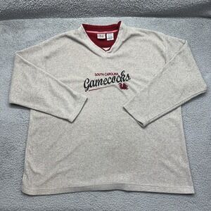Red Oak 4492 USC 2XL V-Neck South Carolina Gamecocks Vintage Pullover Sweatshirt
